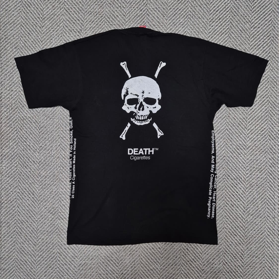 90s 빈티지 Death Cigarettes 싱글스티치 티셔츠 (L) 상품이미지6