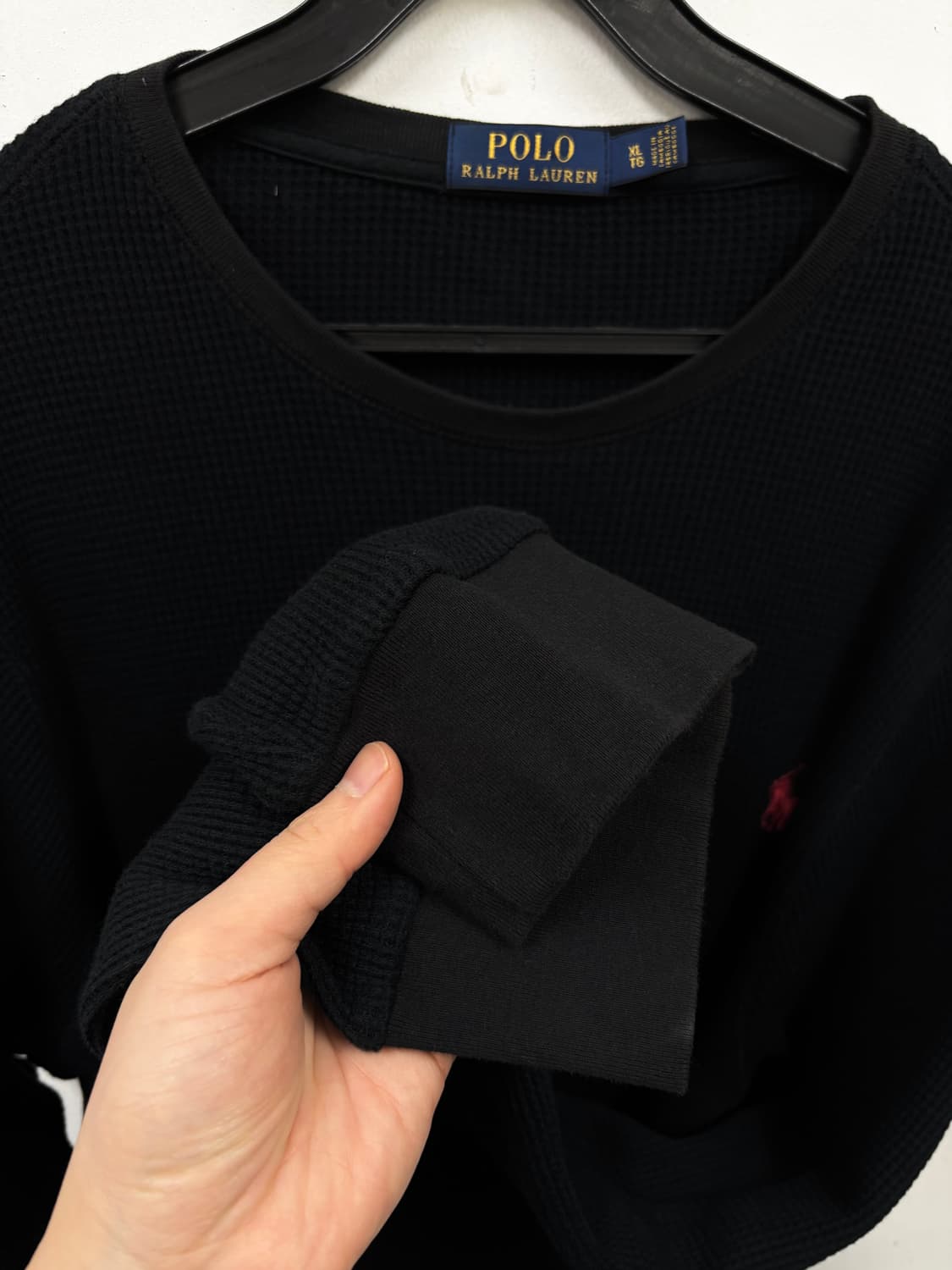 폴로랄프로렌 와플 긴팔티 상품이미지3