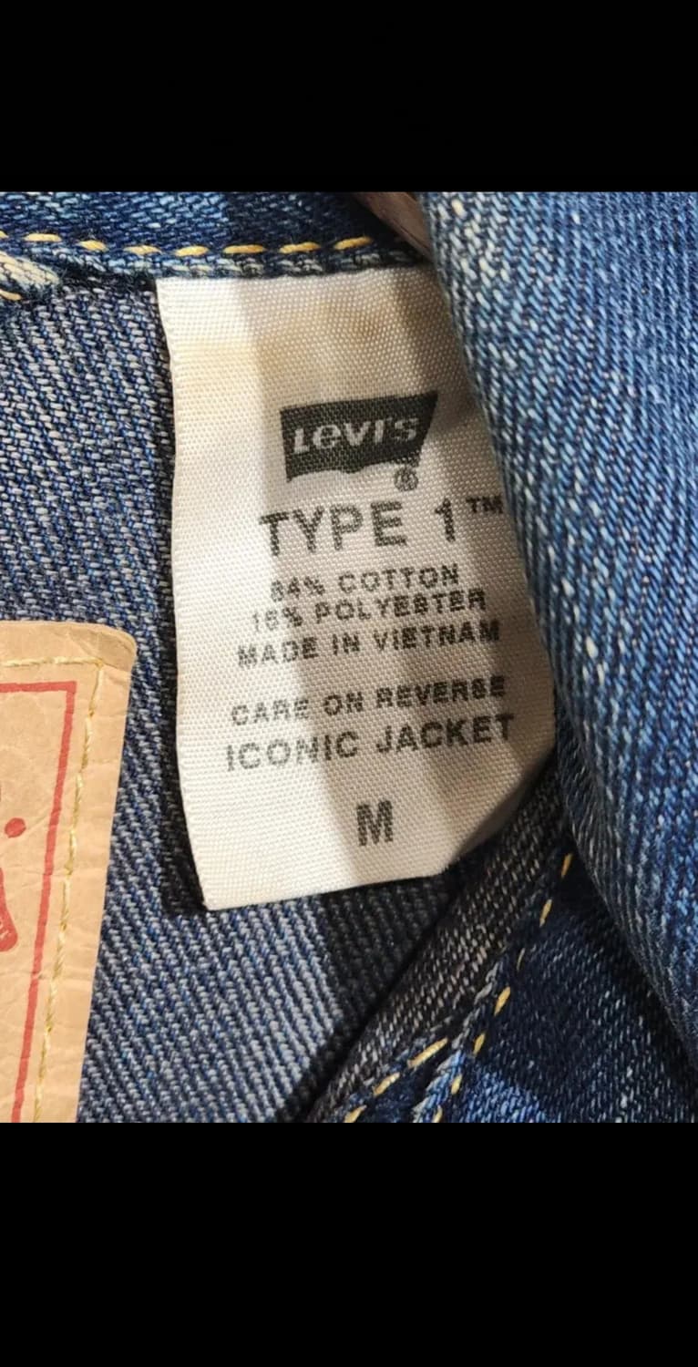 (M) 리바이스 타입원 청자켓 중청 데님자켓 레드탭  상품이미지4