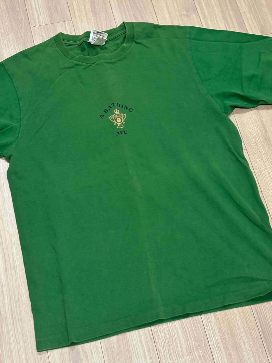BAPE 베이프 그린 트로피 반팔티 M 상품이미지2