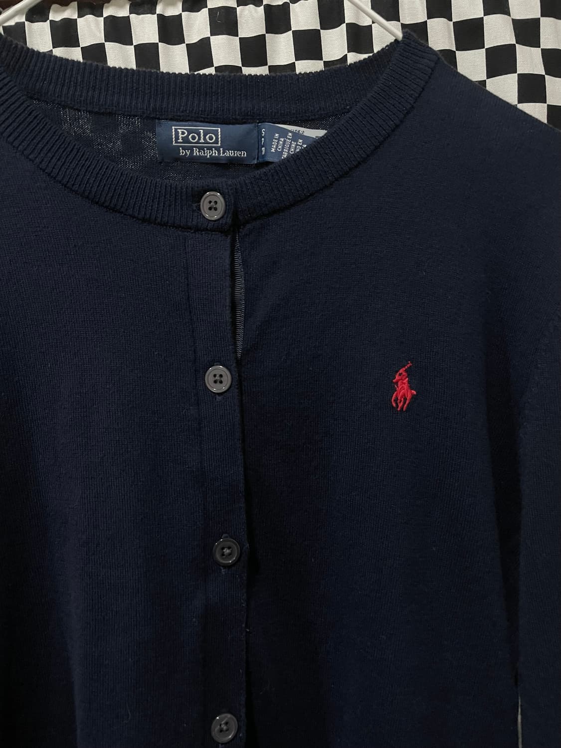 폴로랄프로렌 가디건 네이비S 상품이미지3