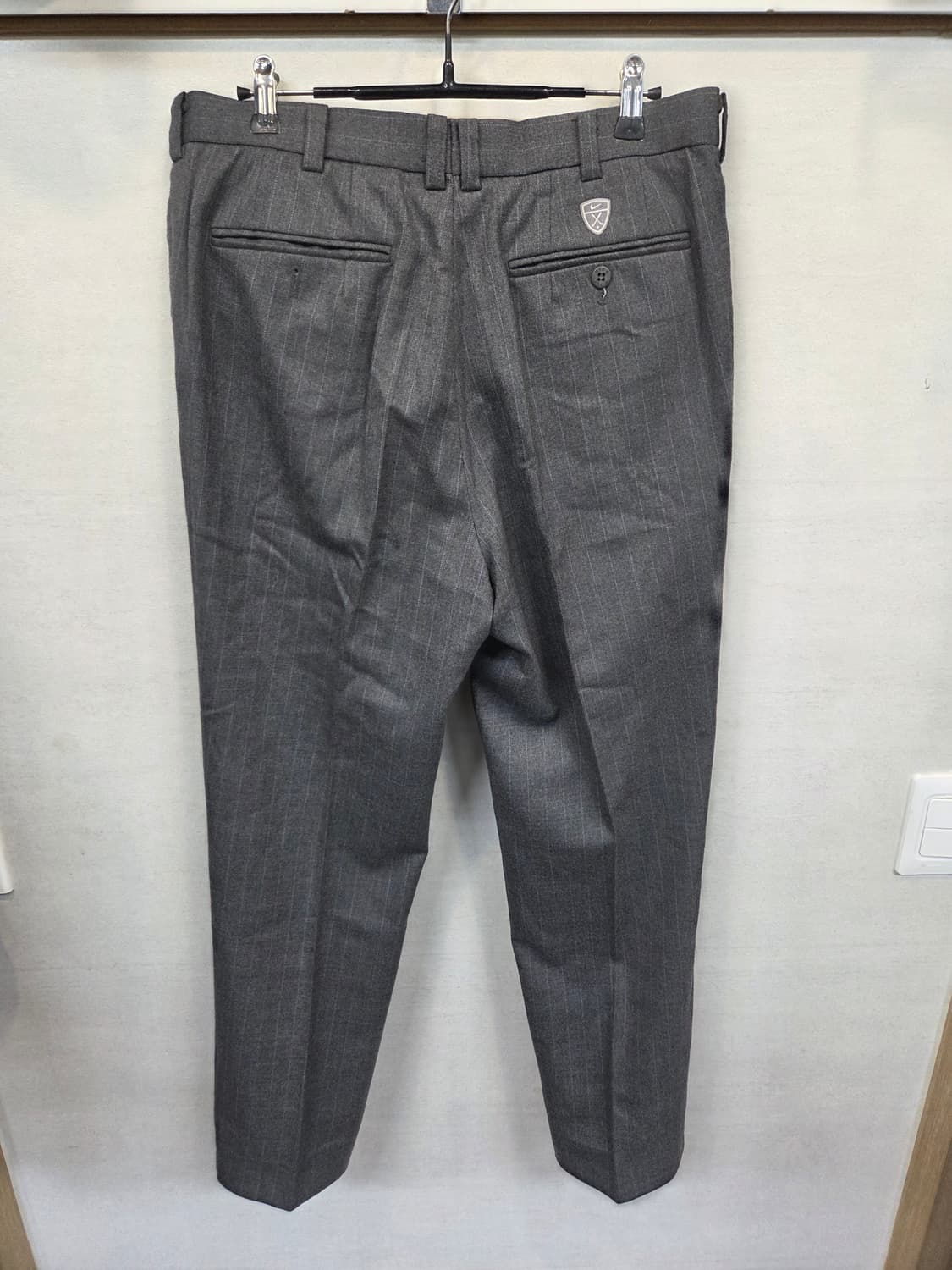 나이키 올드스쿨 골프 핀턱 스트라이프 모직 슬렉스 팬츠 L 상품이미지2