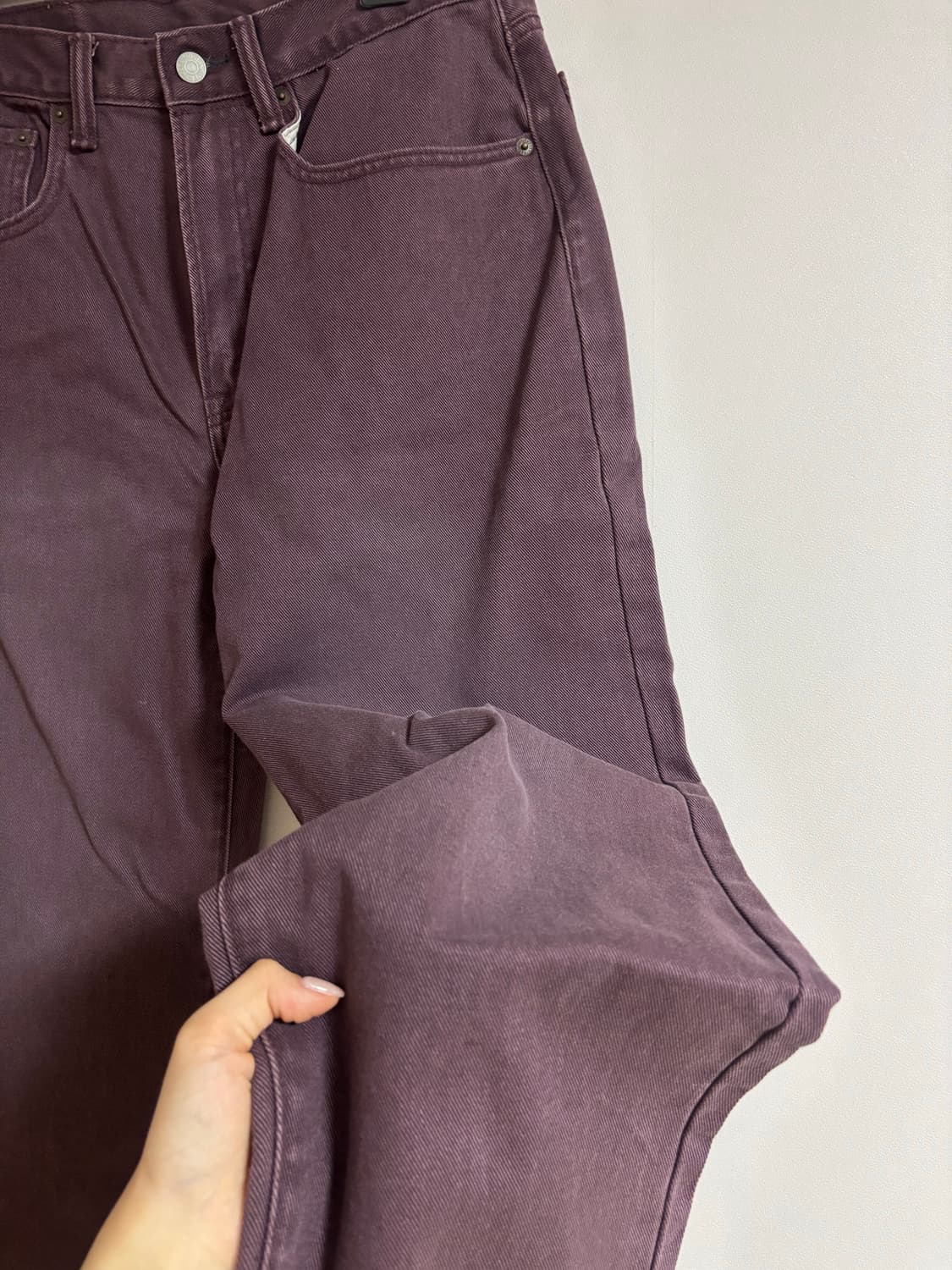 디스이즈네버댓 레귤러핏 팬츠 버건디 상품이미지3