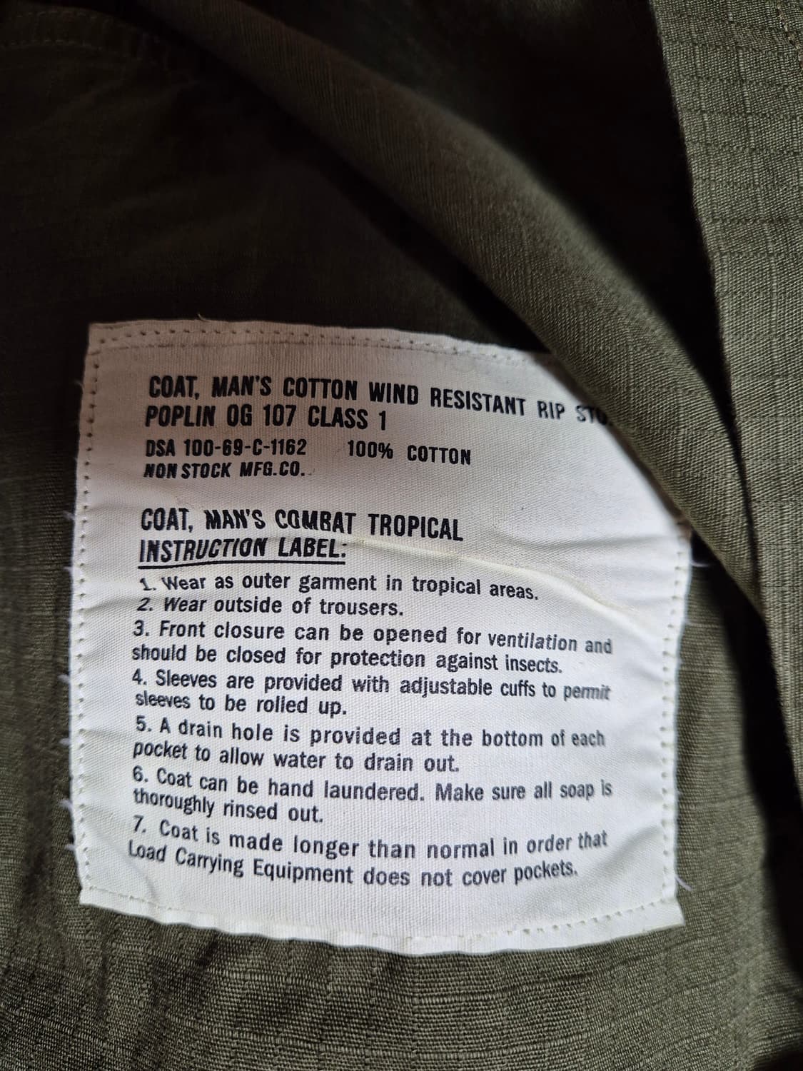 브론슨 논스탁 퍼티그자켓 M 올리브 상품이미지4