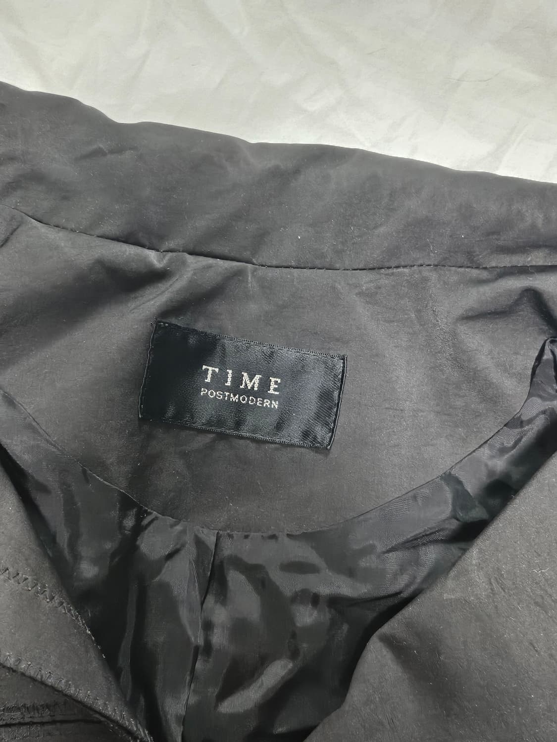 타임 블랙 하프코트 자켓 55 상품이미지3