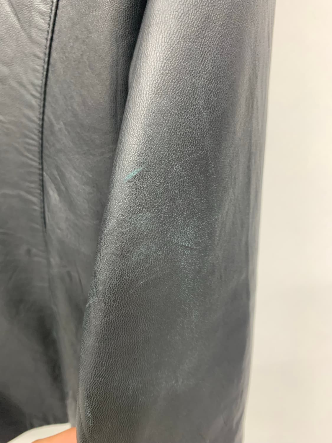 Kiyoko takase 슬림핏 램스킨 레더자켓 상품이미지8