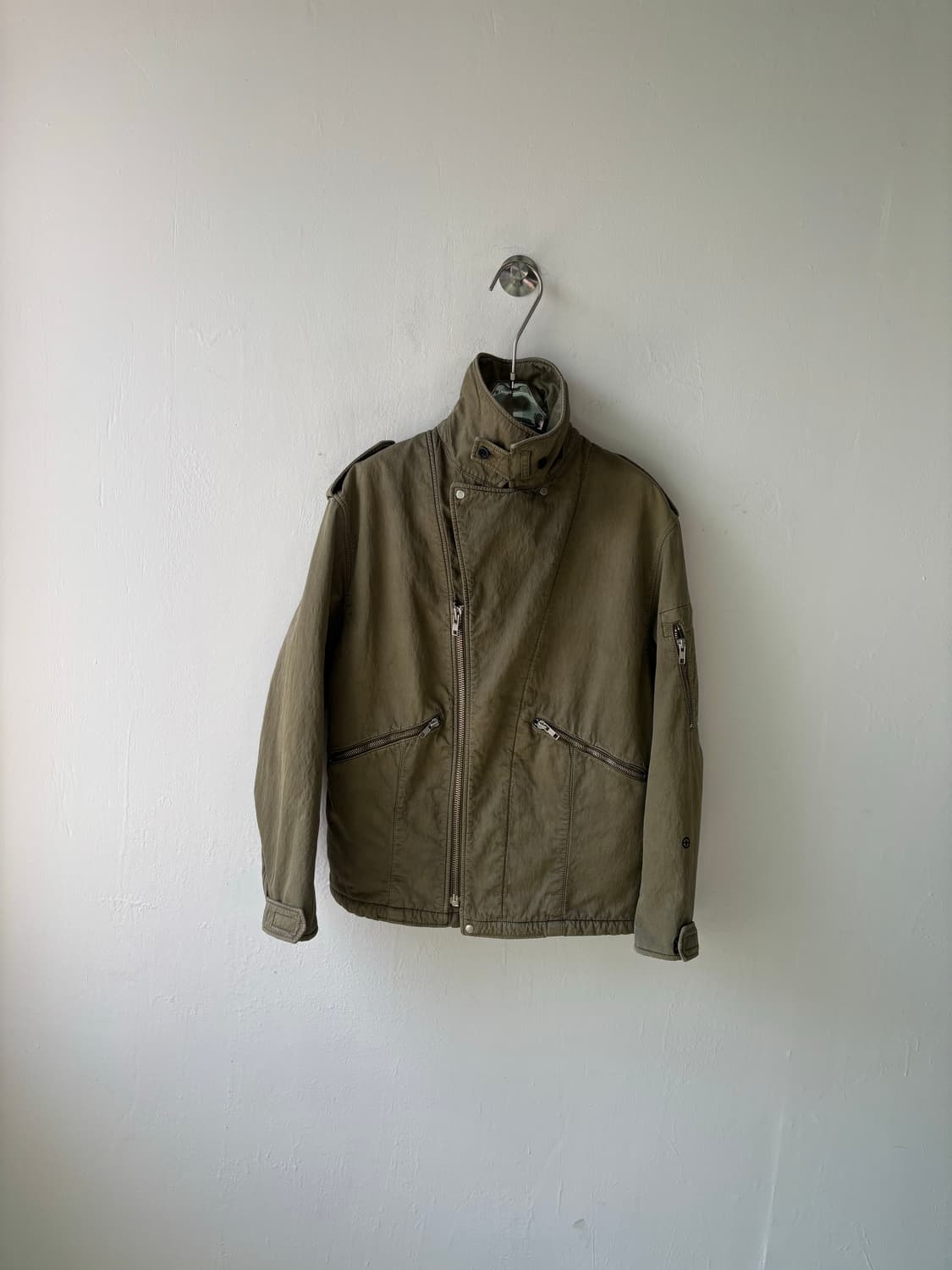 스톤 아일랜드 90s 하이넥 밀리터리 자켓 상품이미지5