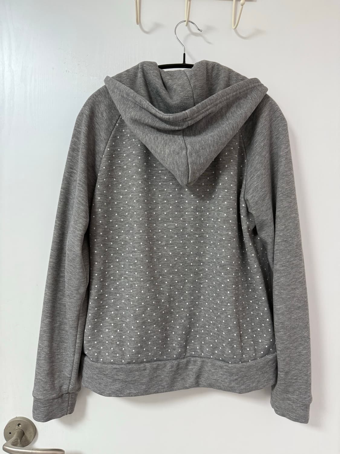 빈티지 도트 나그랑 그레이 후드집업 상품이미지2
