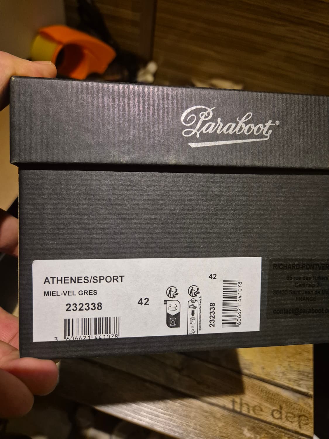 파라부트 스웨이드 뮬 슬리퍼 아테네 42(270) 상품이미지10