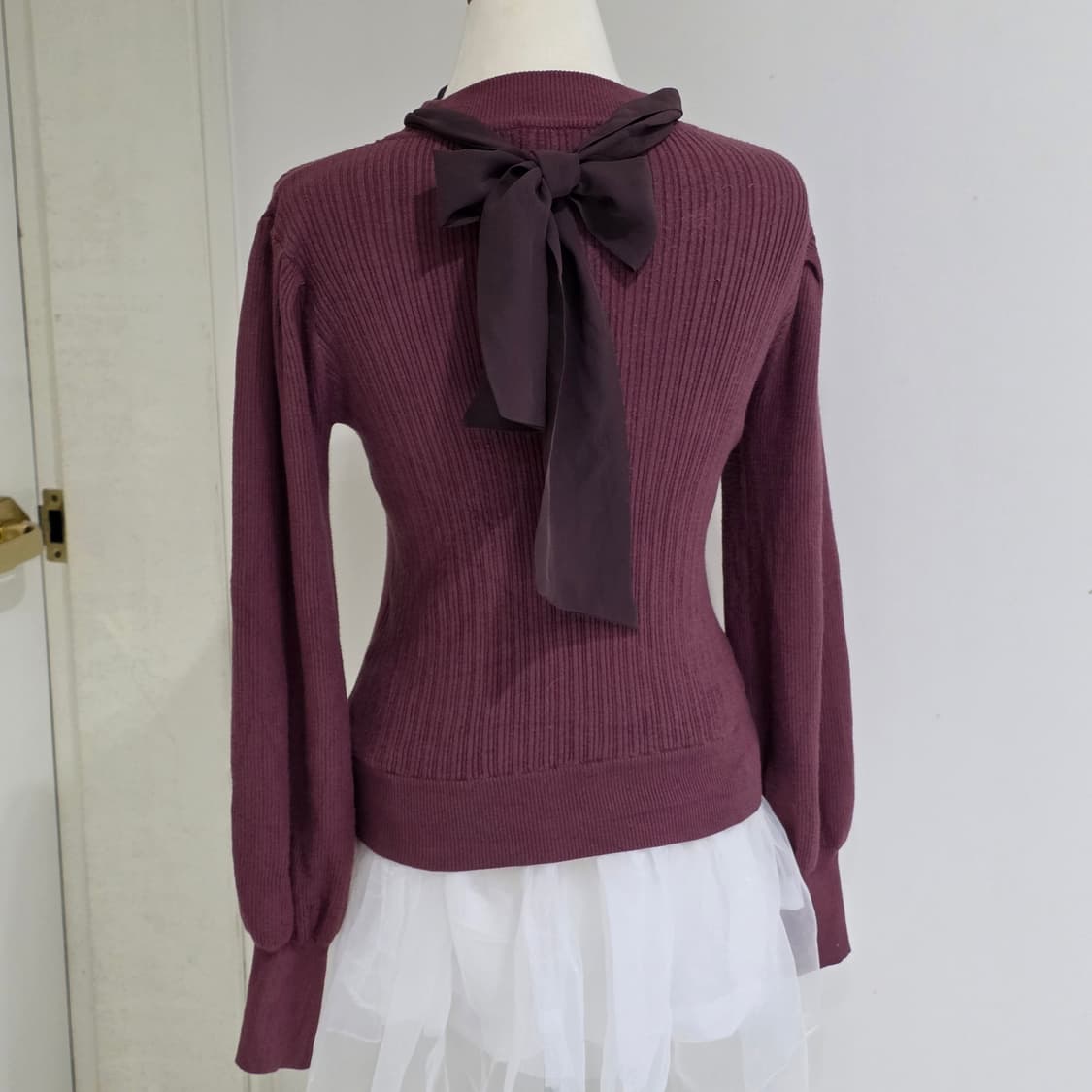 질스튜어트 일본 스나계st 리본 니트골지 상품이미지3