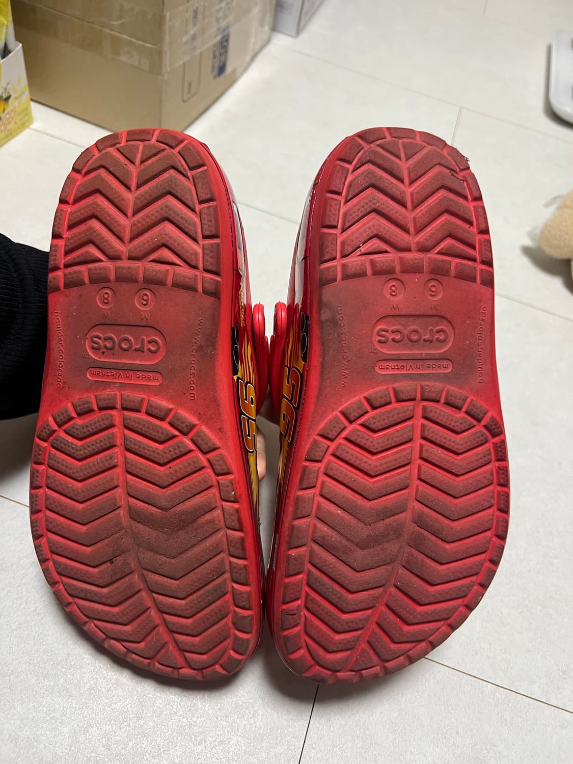 크록스 x 카 클래식 클로그 라이트닝 맥퀸 상품이미지10