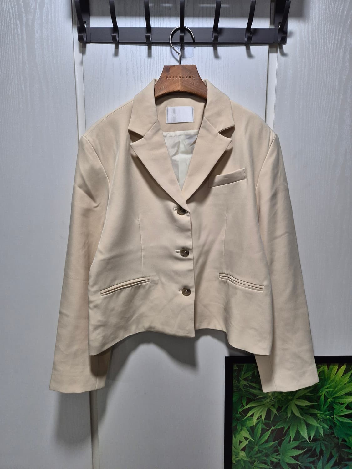 (세일)(새상품)버터아이보리 크롭 자켓 상품이미지1