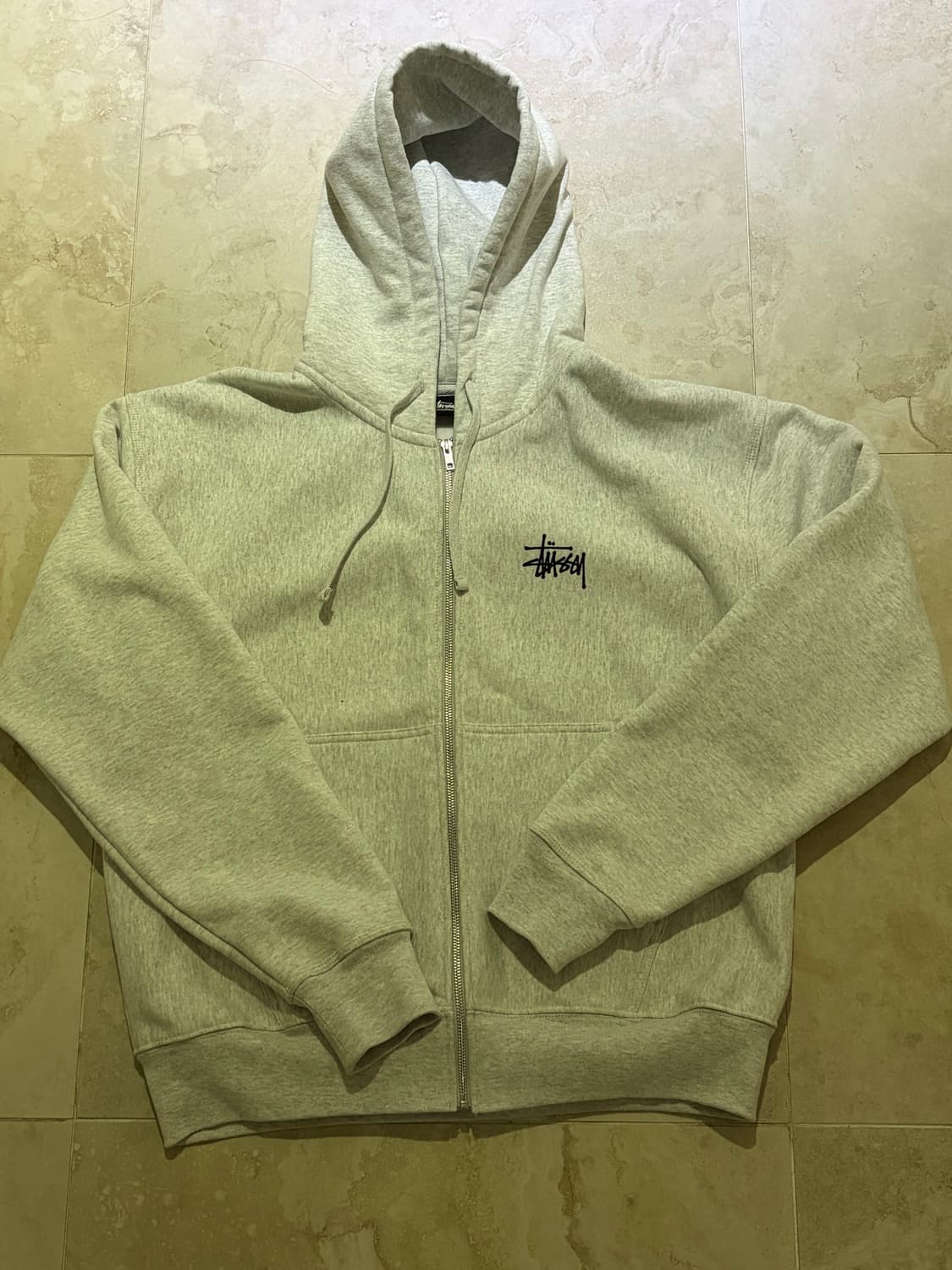 [L]스투시 베이직 후드집업 애쉬헤더 상품이미지1