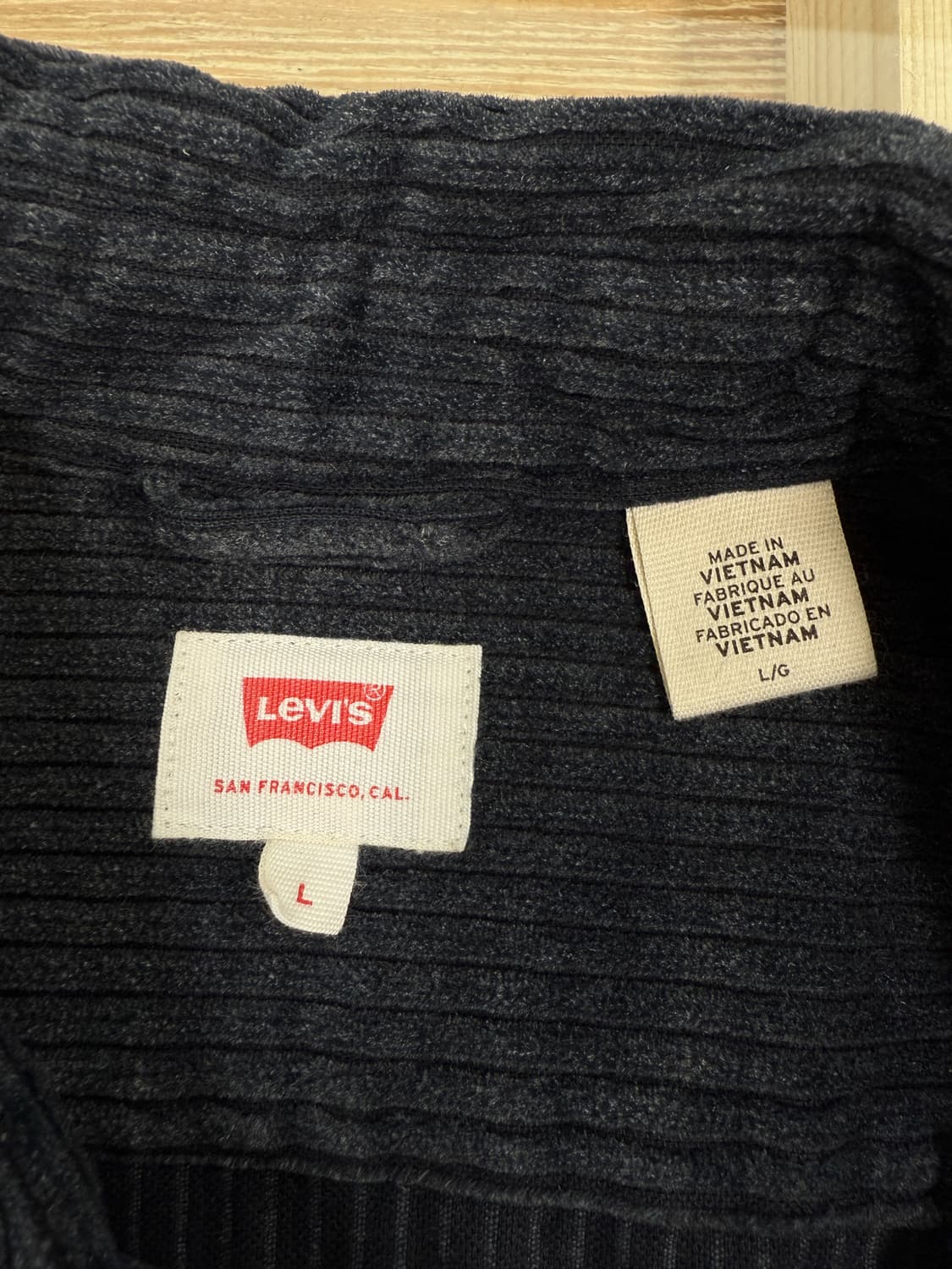 리바이스 투포켓 코듀로이 셔츠 상품이미지6