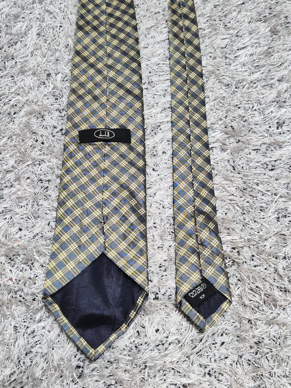 던힐Dunhill 사선 패턴 넥타이 Free - N26 상품이미지4