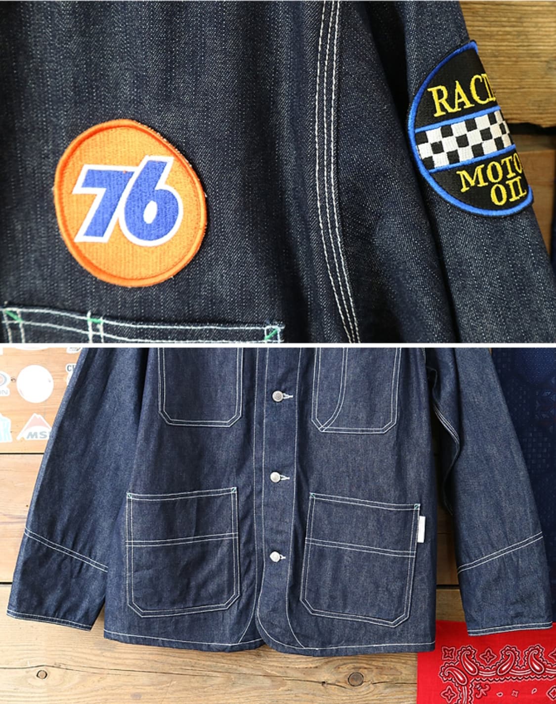 90s Lubricants 76 빈티지 데님 워크 자켓

굿 컨디션 상품이미지3