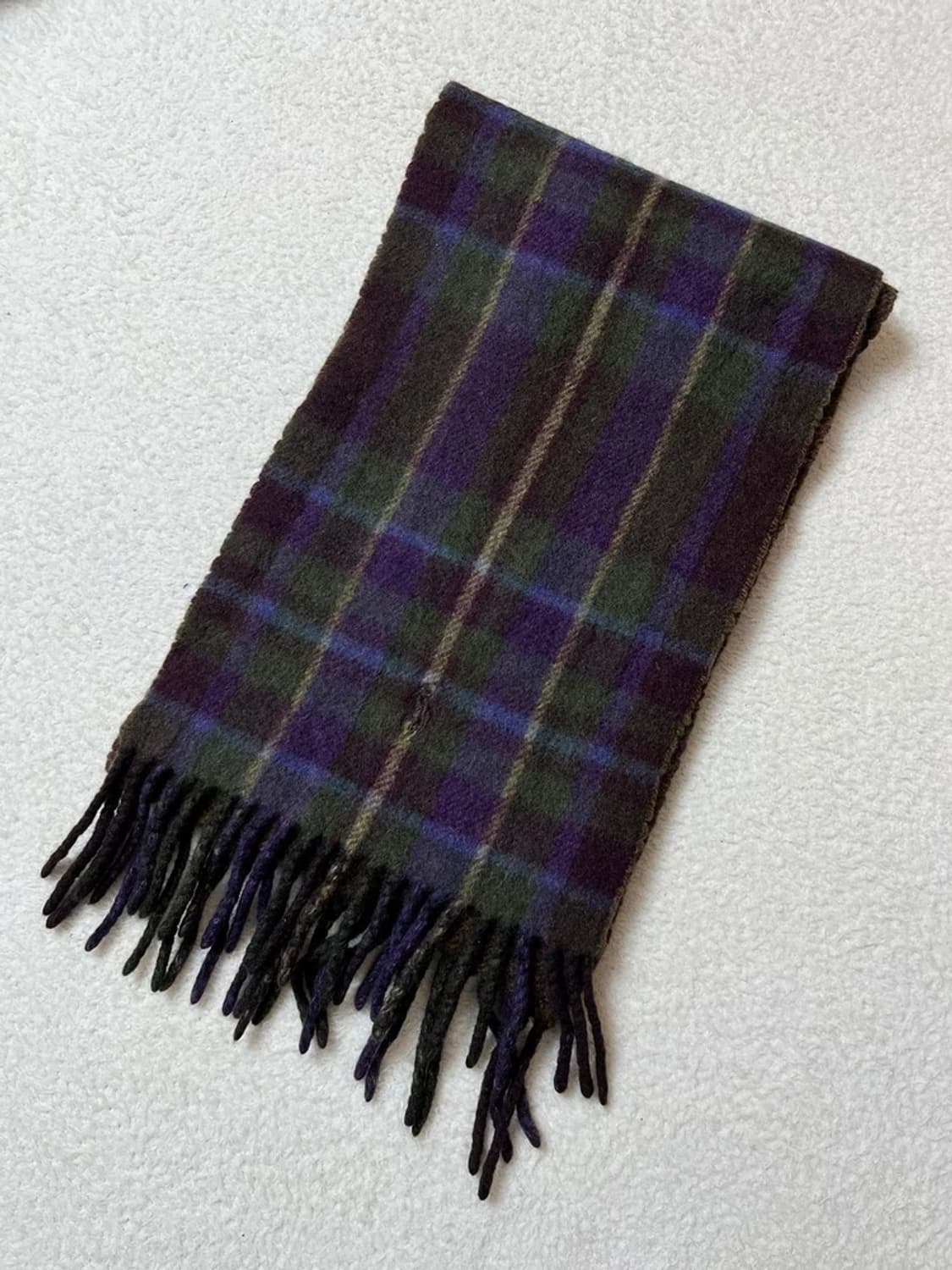 폴로 랄프로렌 타탄체크 헤링본 리버시블 목도리 A1674 상품이미지2