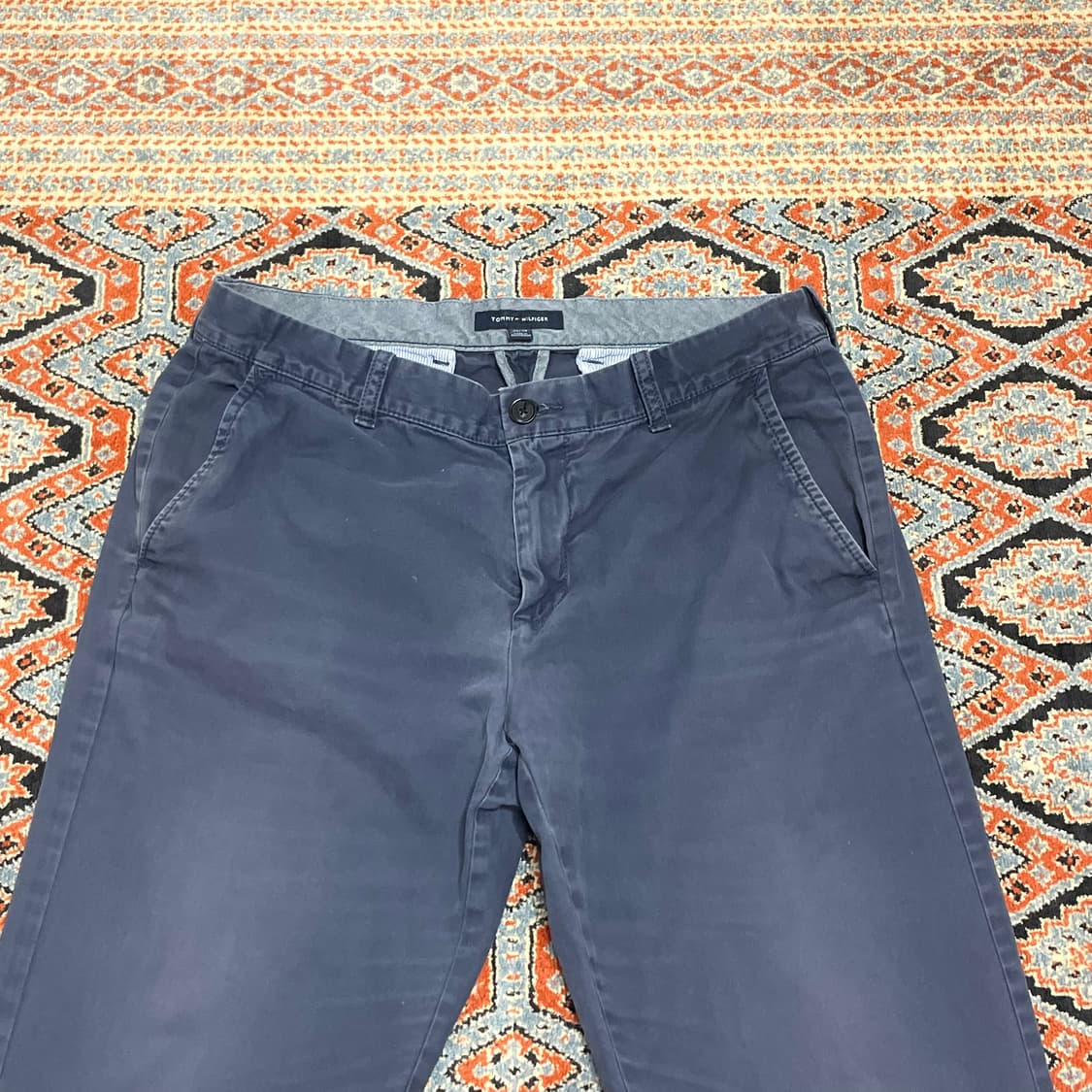 타미힐피거 블루 치노팬츠 남성 33/34 상품이미지2