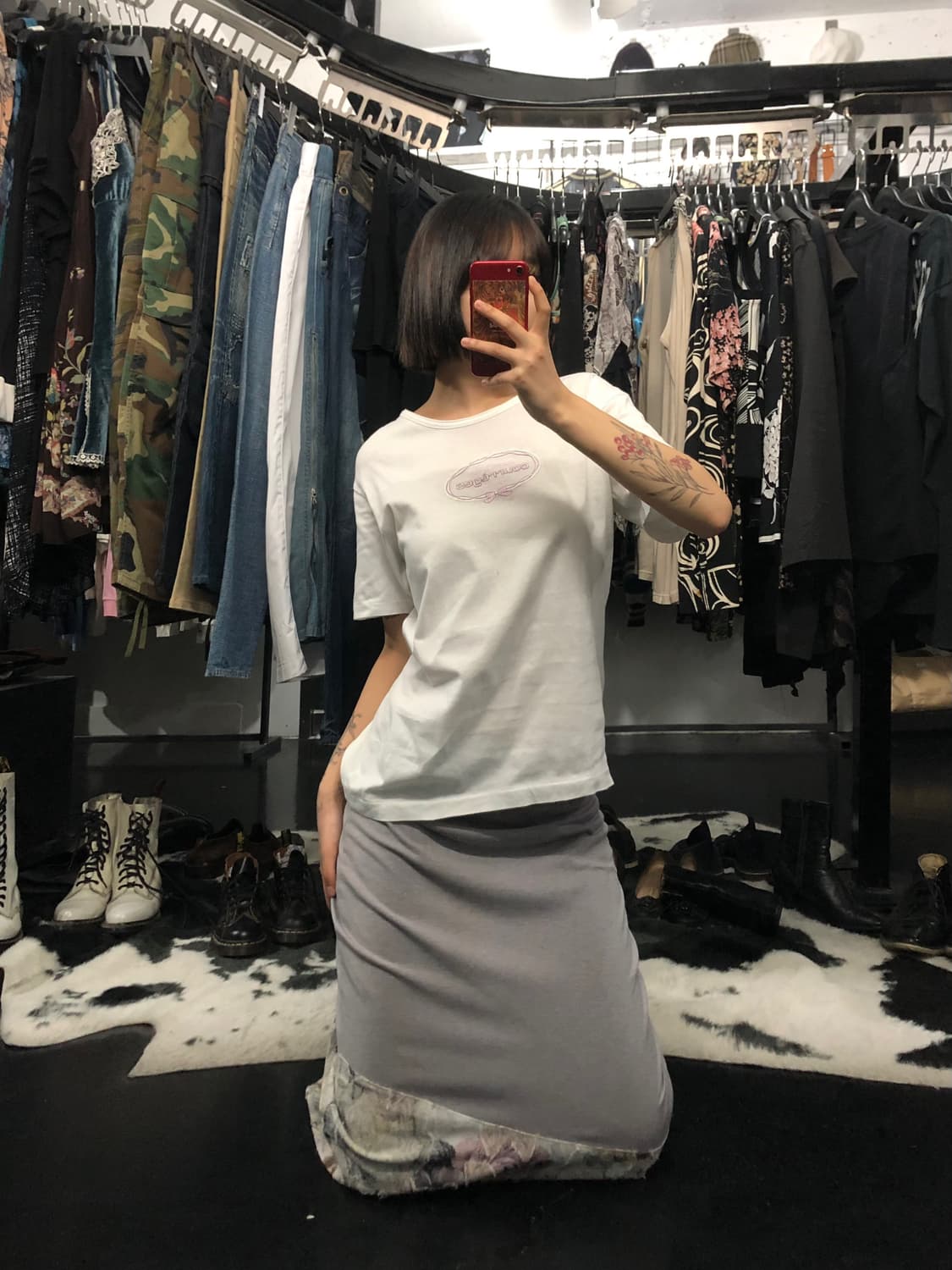 꾸레쥬 자수 반팔  상품이미지1