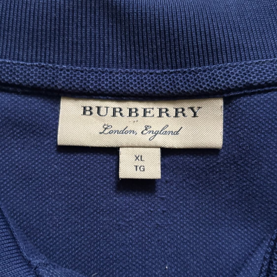 버버리 포인트 로고 네이비 pk 반팔 티셔츠 상품이미지8