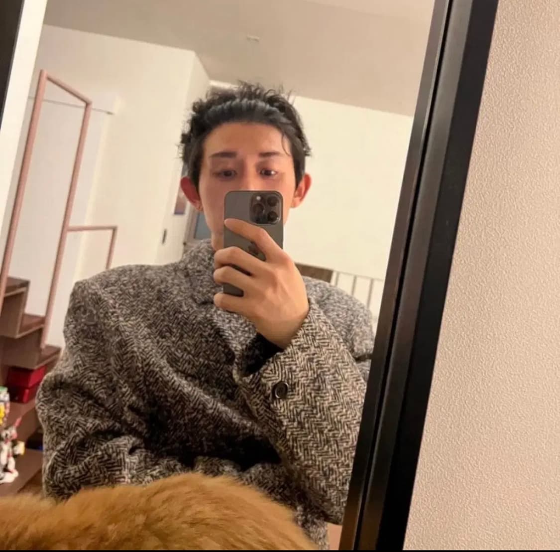 [L] 아모멘토 헤링본 자켓 상품이미지4