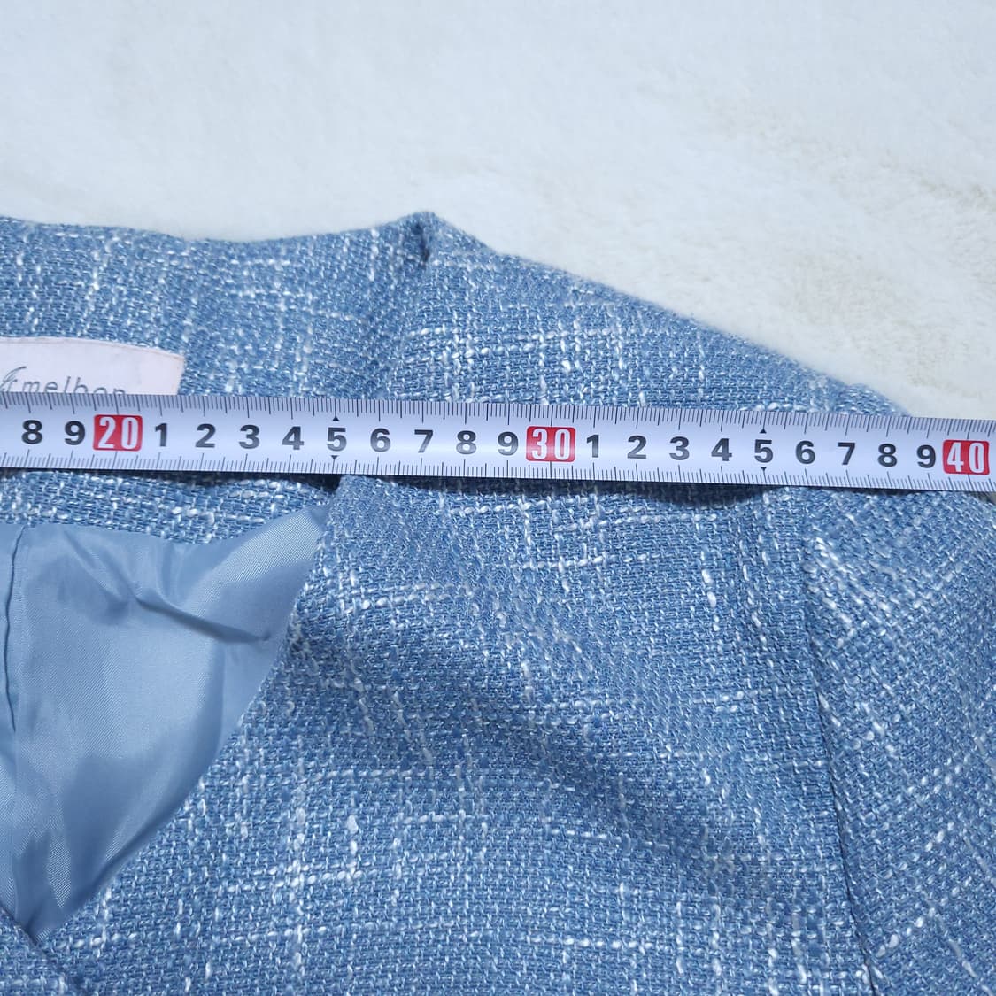 멜본 여성 트위드자켓 F 0227  뽀샤샤 상품이미지3