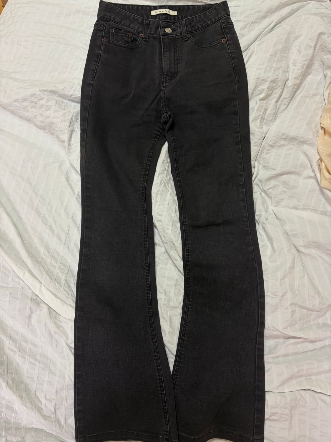 인스턴트펑크 부츠컷01 Bootcut 01 - Black denim 상품이미지2