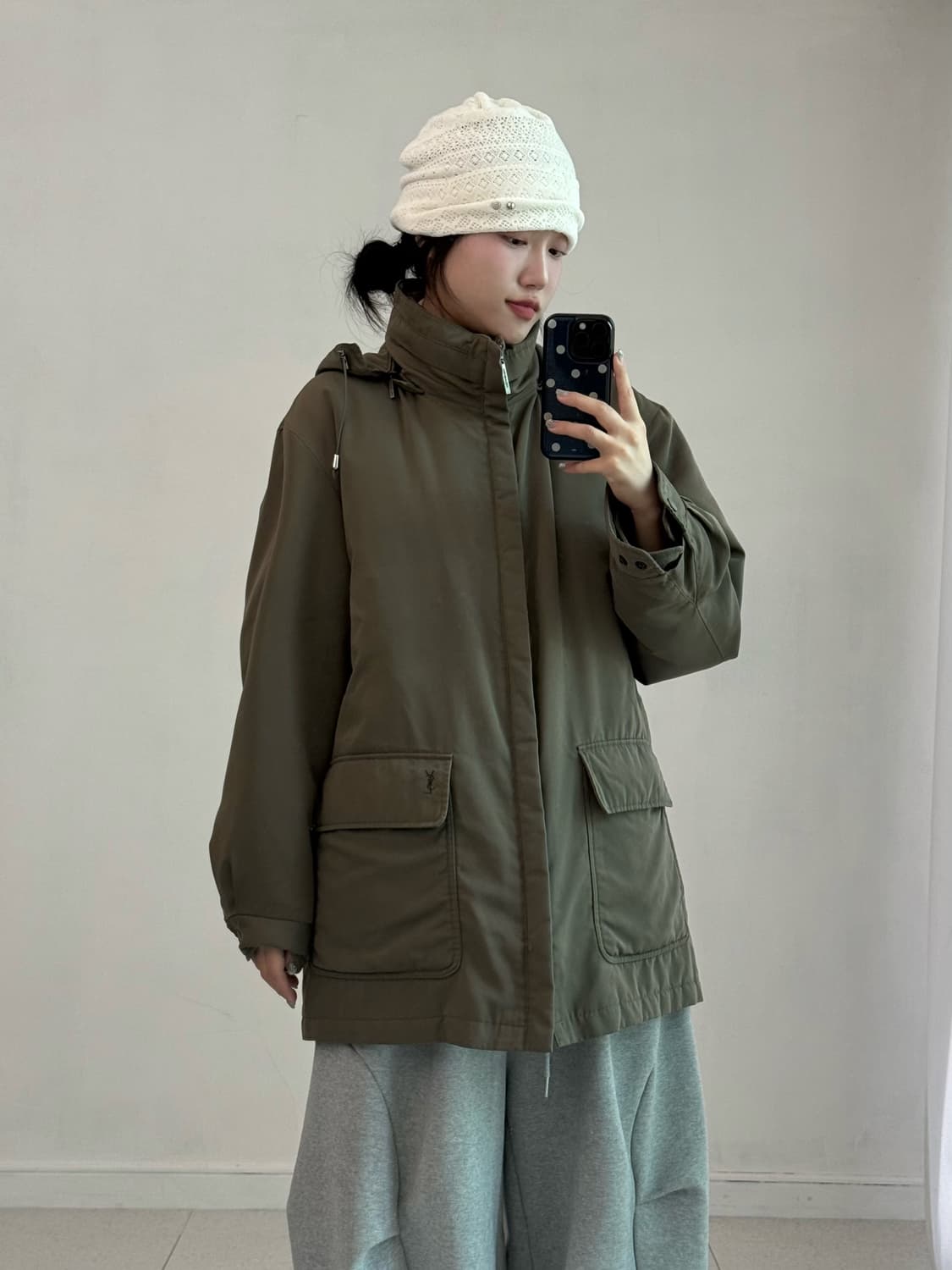 입생로랑 사파리 패딩 자켓 상품이미지2