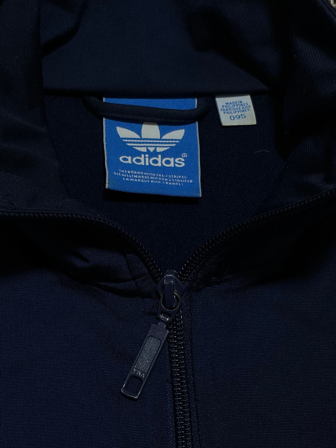 아디다스 파이어버드 구형 져지 네이비엘로우  상품이미지4