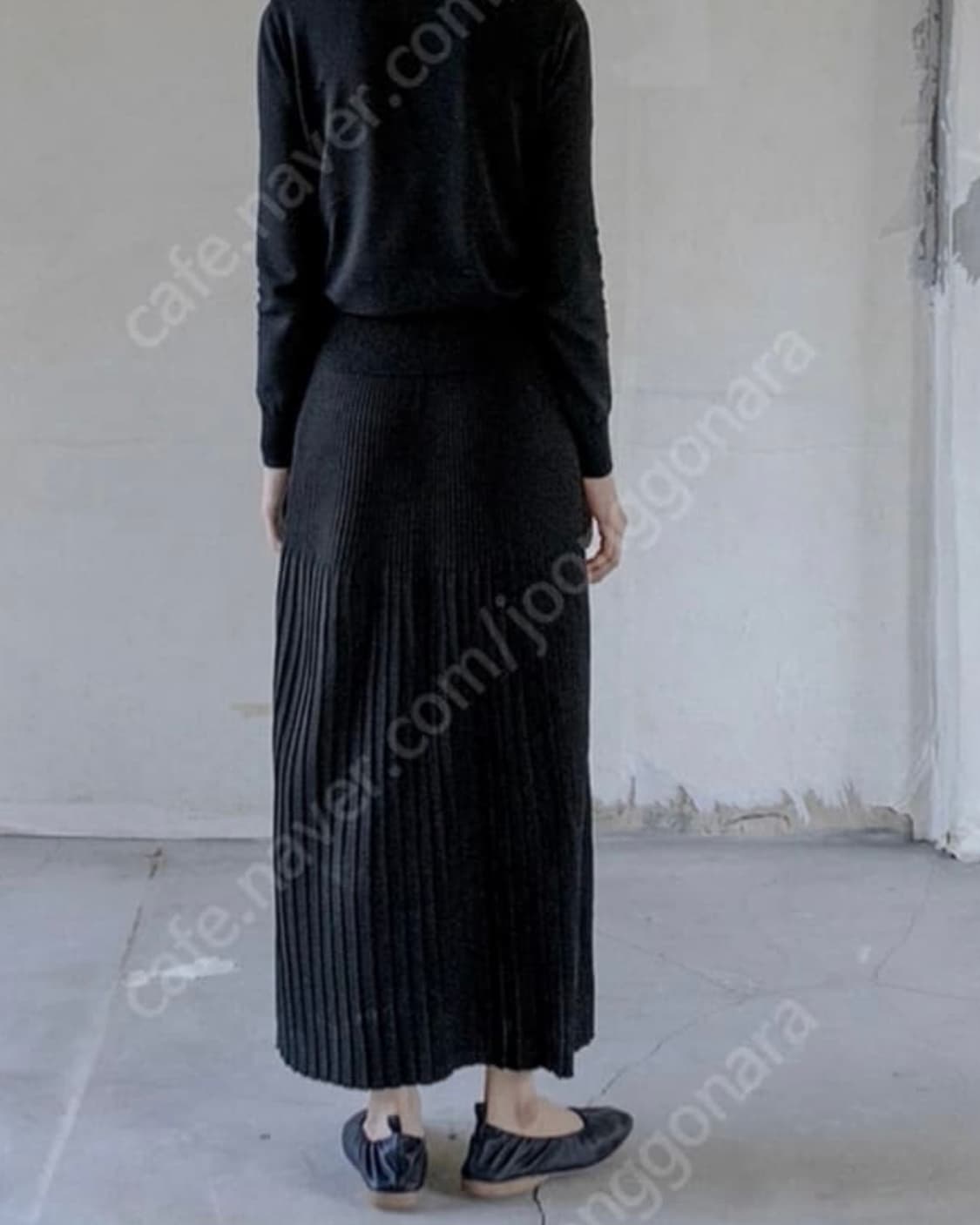 eunoia 유노이아 summer knit pleats skirt 상품이미지1