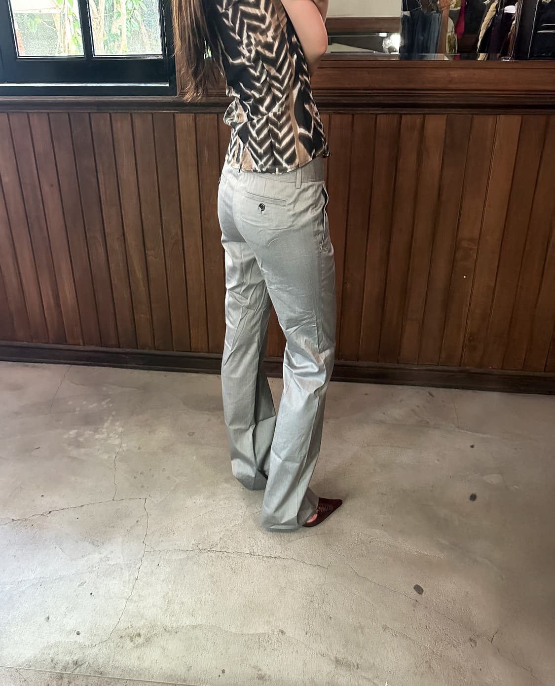 BURBERRY LONDON semi-bootcut pants 상품이미지4
