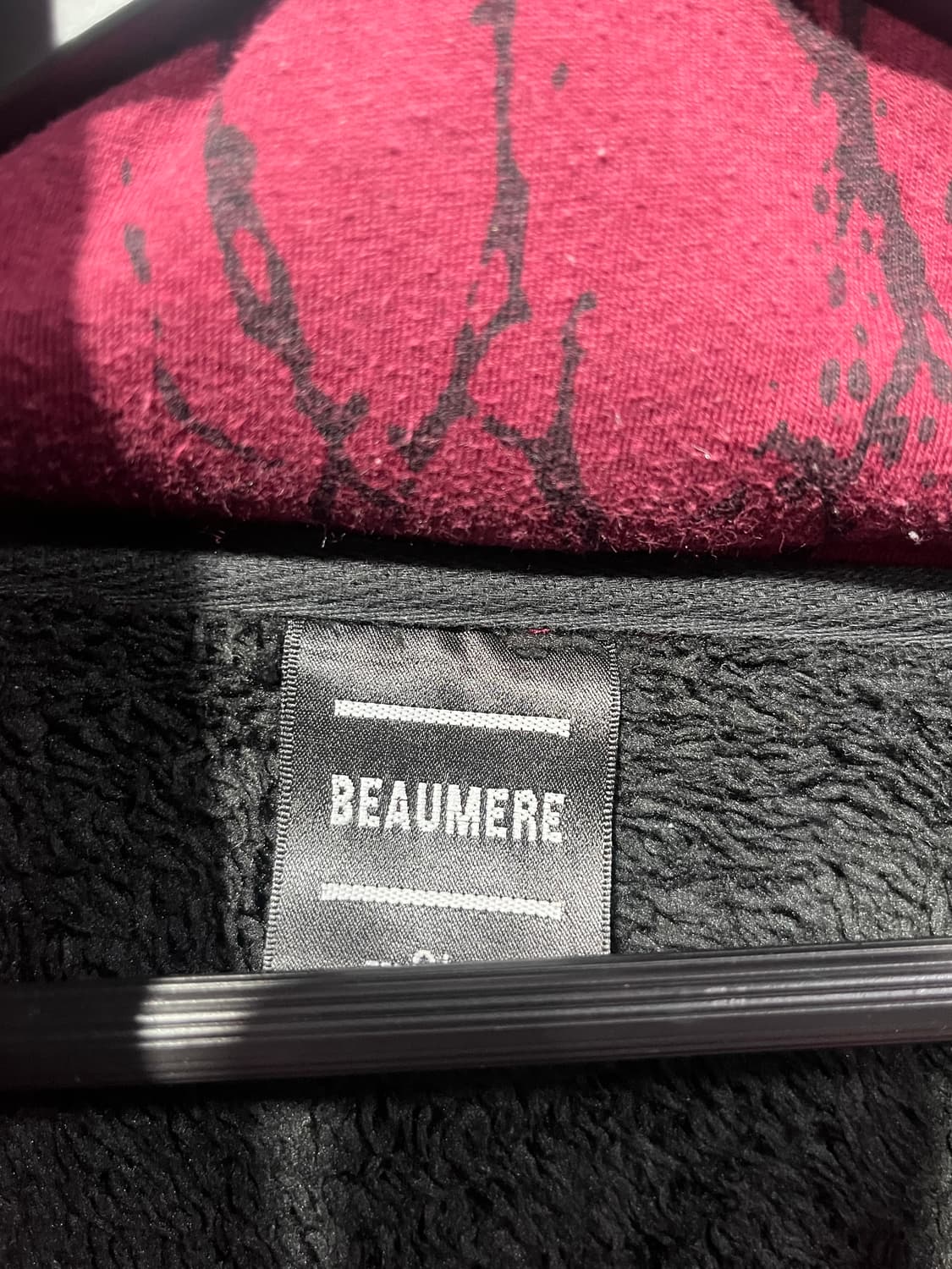 오버핏 프린팅 후드집업 상품이미지3