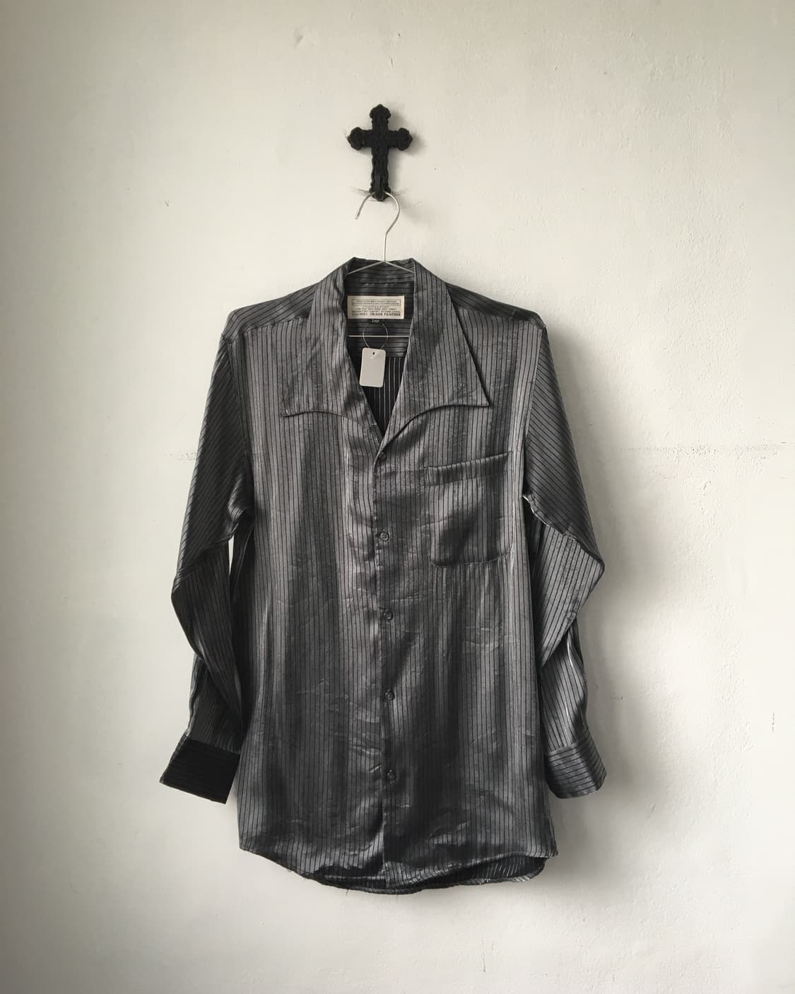 Stripe pattern sliver mood shirt 상품이미지1