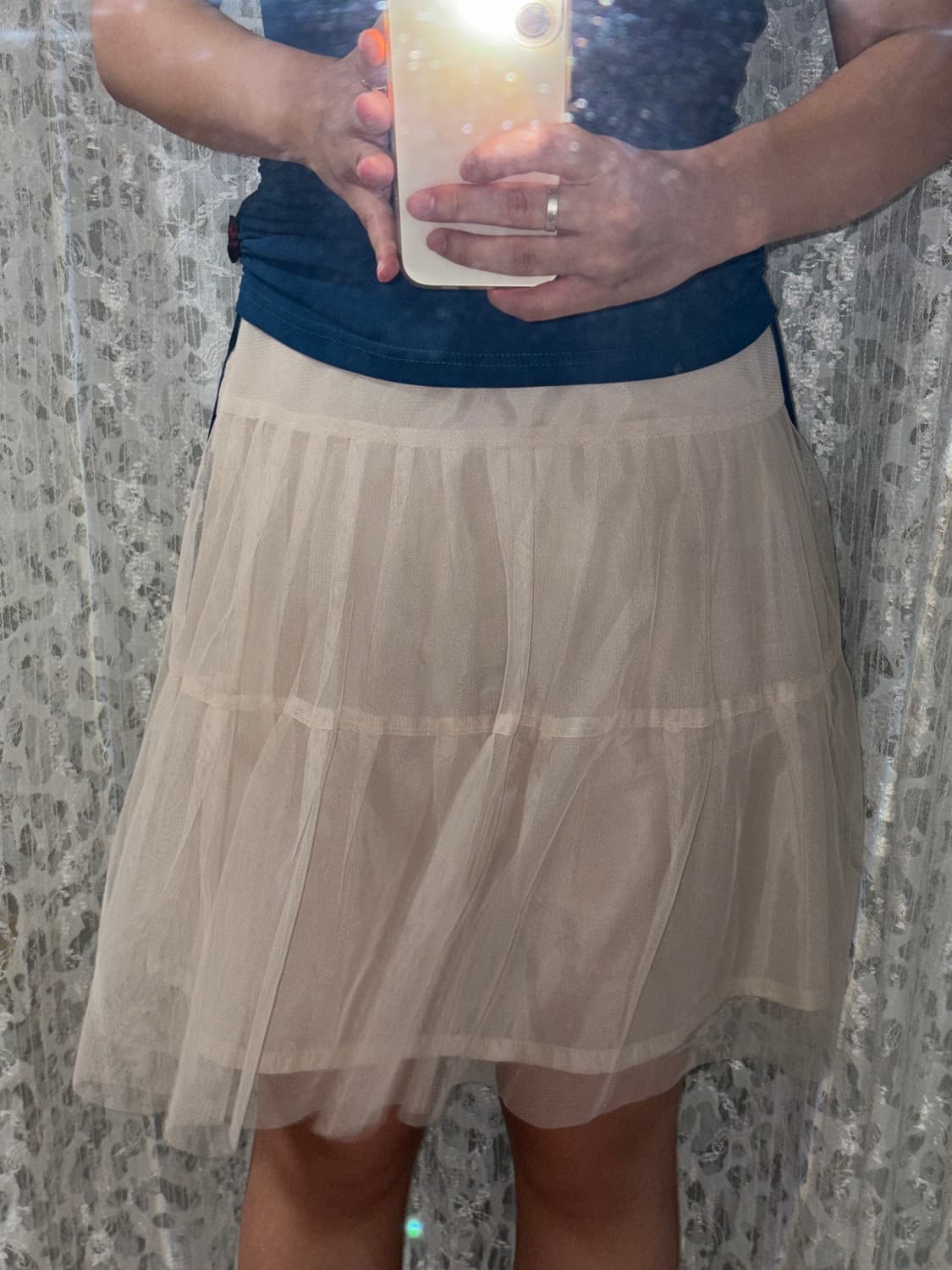 Lace see through skirt 상품이미지6