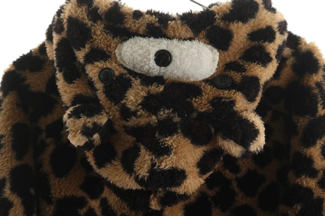 CHIP CLIP 호피 쿠마 후드 퍼 후드 갸루 펑크 punk 상품이미지6