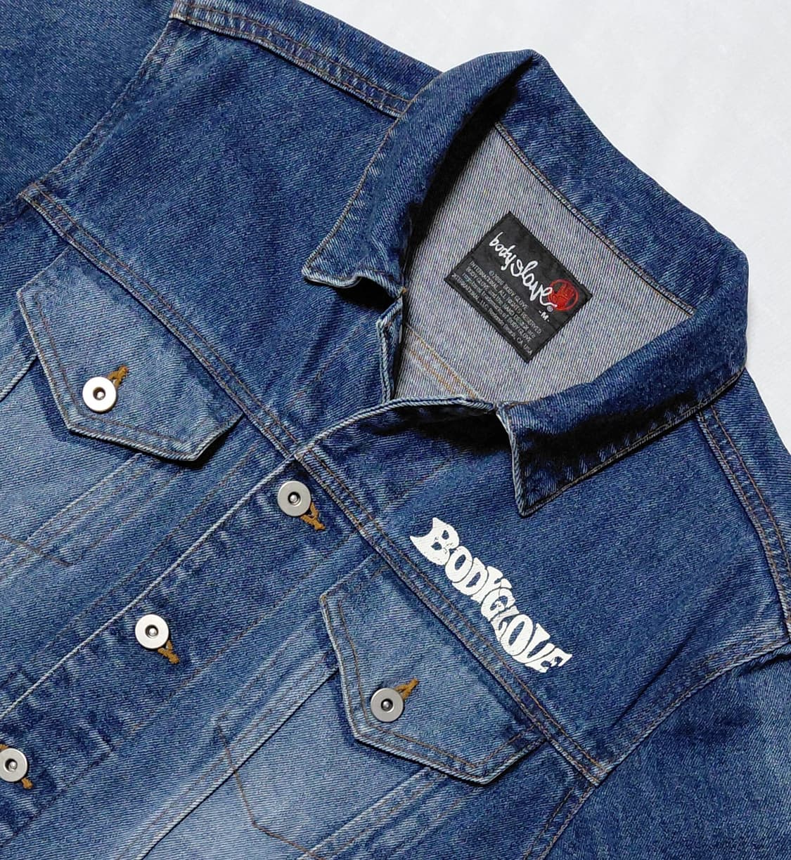 [M] 바디글로브 빈티지 캘리포니아 빅로고 데님 자켓 상품이미지3