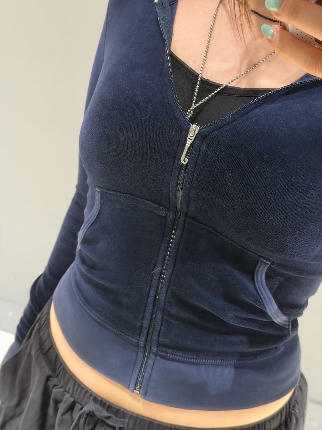 juicy couture back printing hood zip-up 상품이미지4