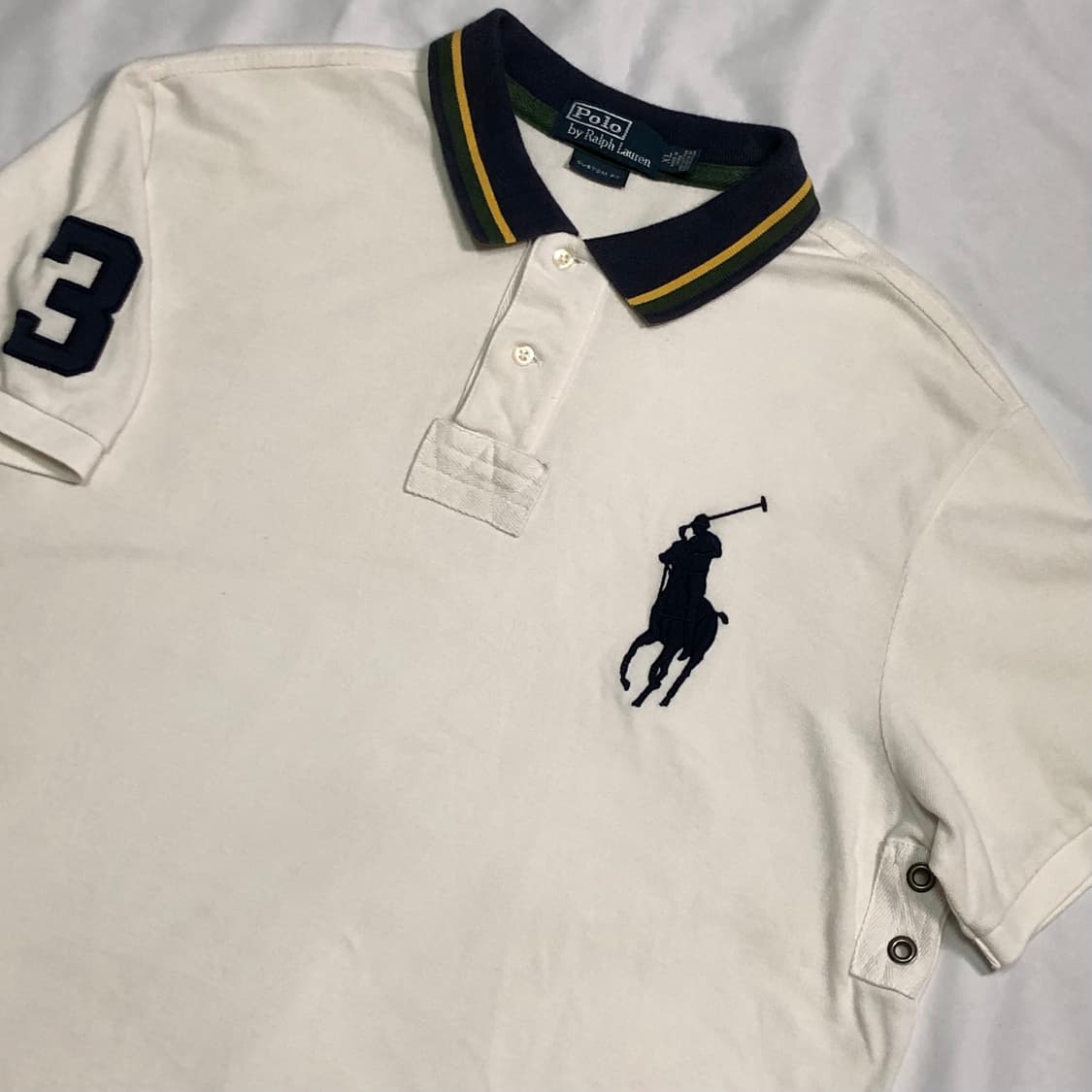 폴로 랄프로렌 빅포니 화이트 PK 카라티 상품이미지1