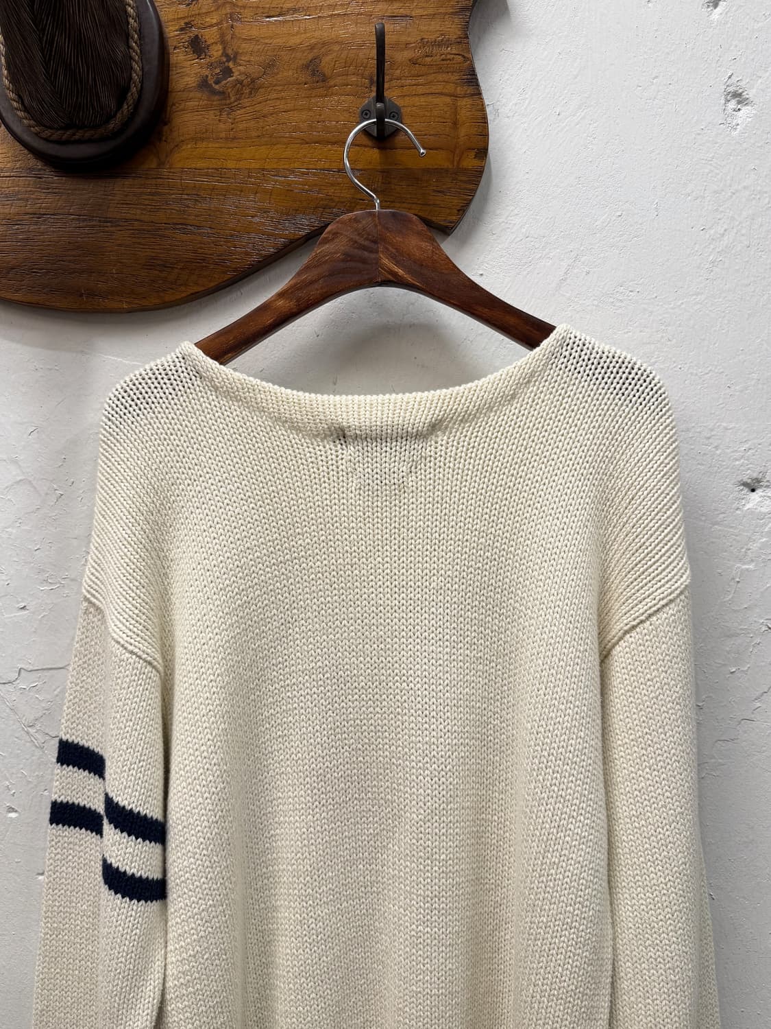 L) Polo by Ralph Lauren Cream Letter Kni 상품이미지7