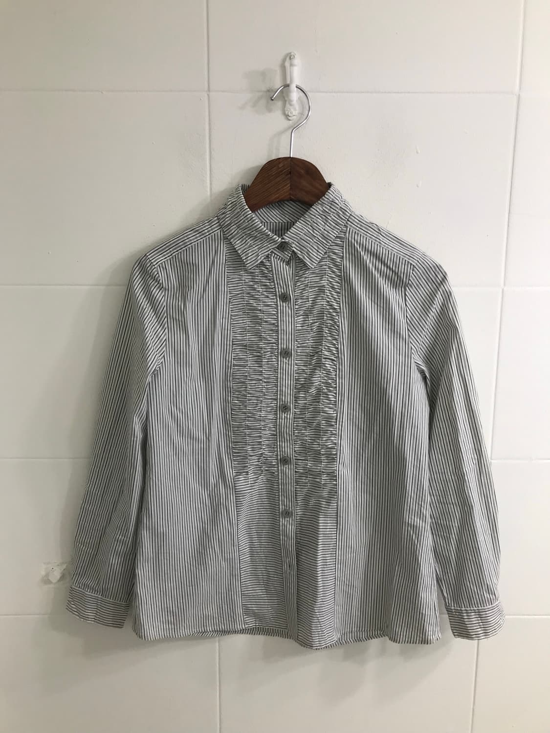 그레이 니혼진 프레피 딱붙 레이스 블레이저 코디세트 상품이미지6