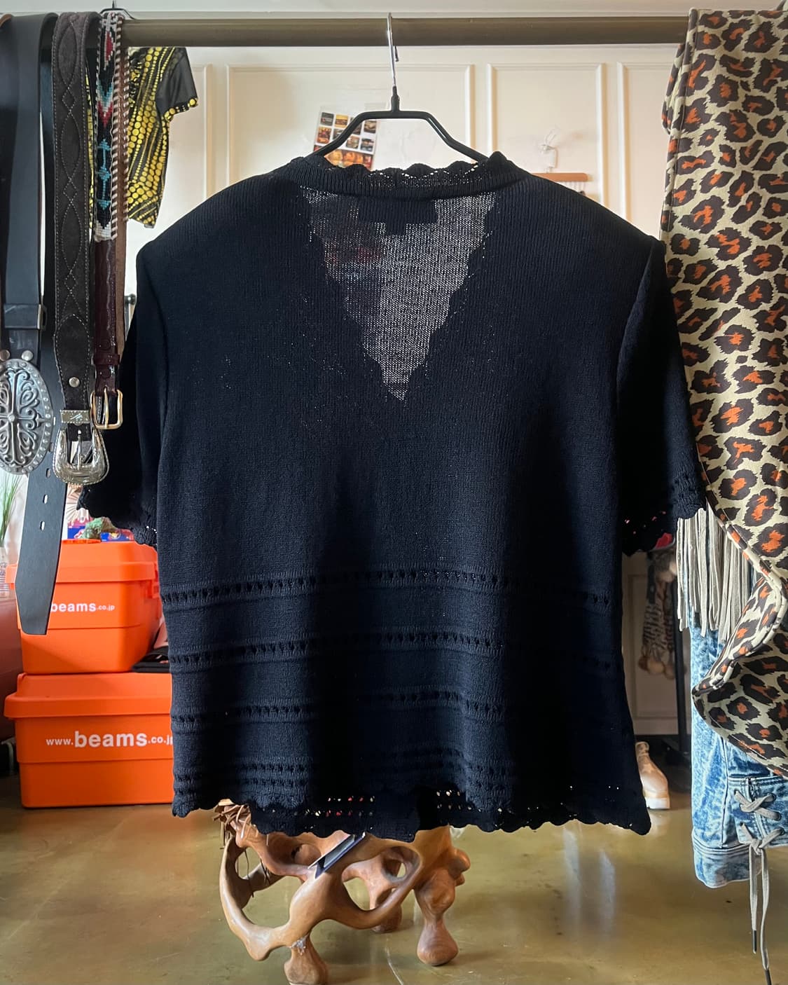 ST. JOHN Summer Lace Black Cardigan  상품이미지8