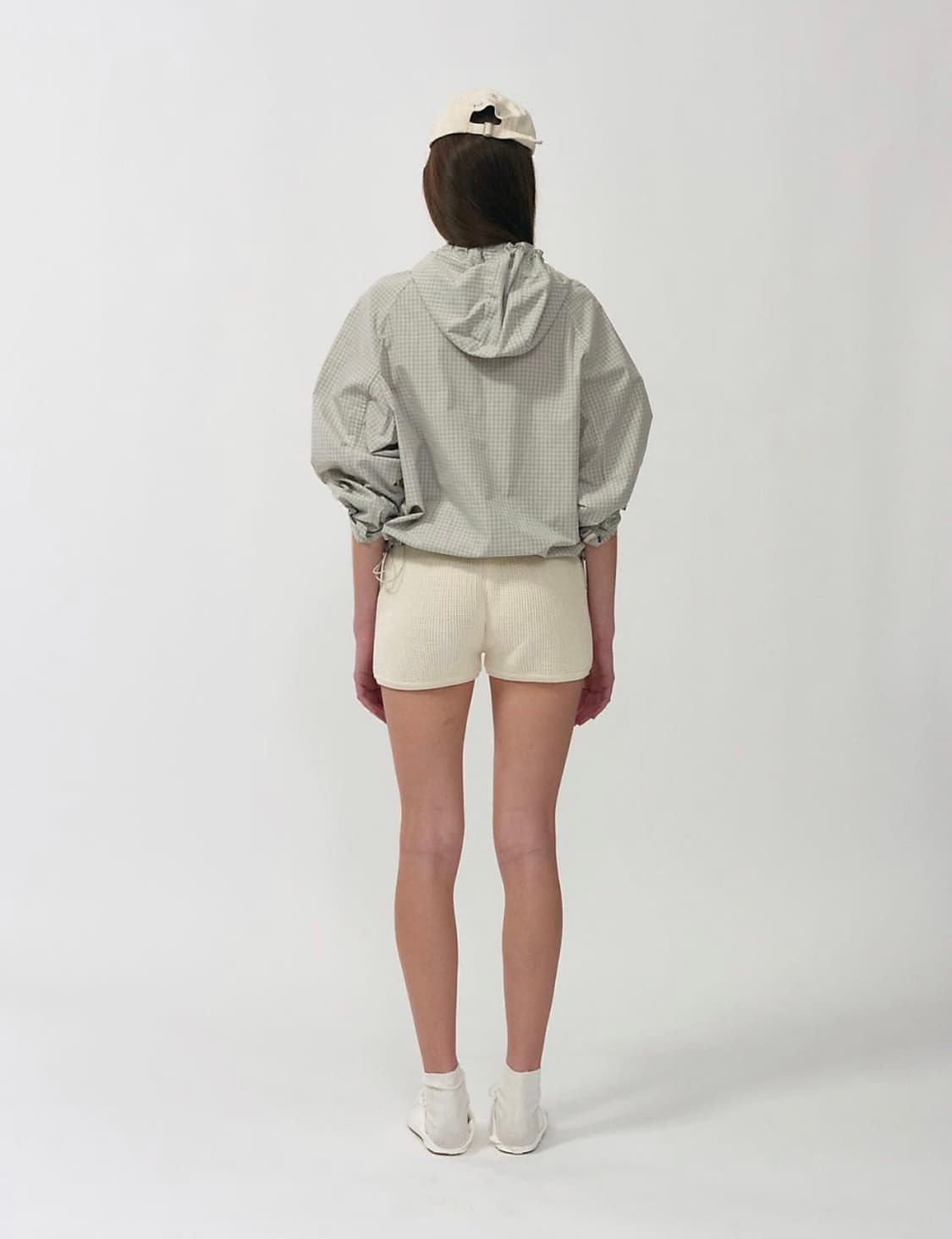 낫띵리튼 카스텔 후드 아노락 체크 상품이미지2