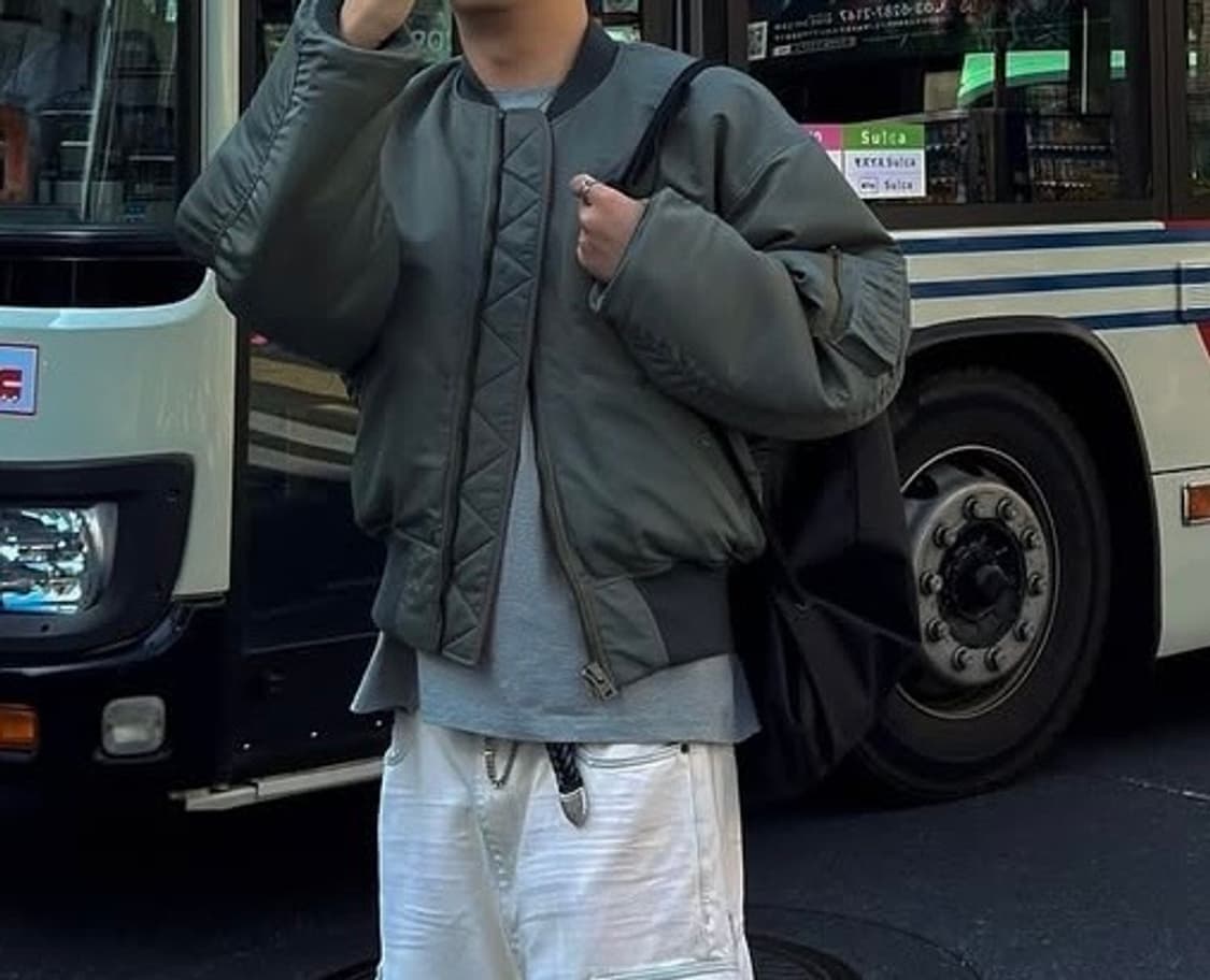 Rarseoul ma-1 bomber - sage green 상품이미지10