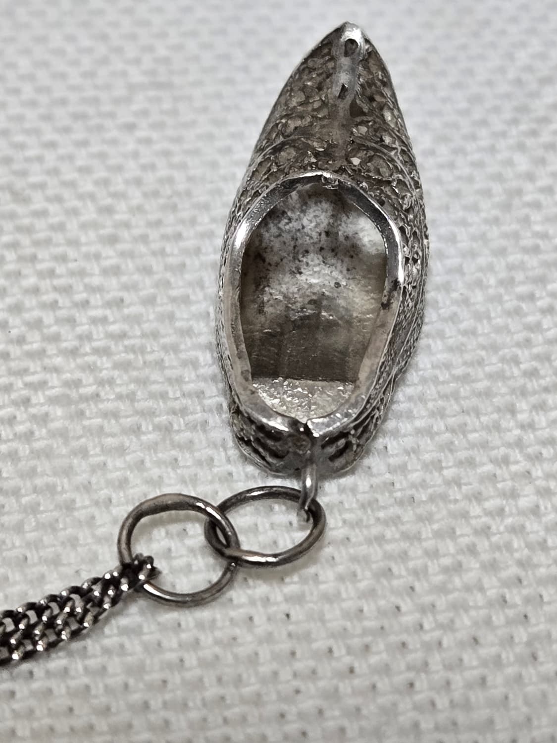 유럽빈티지 925 실버 필리그리 슈즈 펜던트 목걸이
 상품이미지5