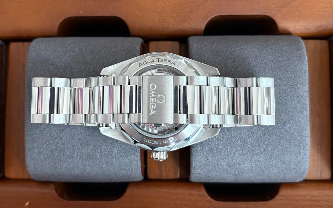 오메가 씨마스터 아쿠아 테라 150M 코엑시얼 다이아 38mm 시계 상품이미지5