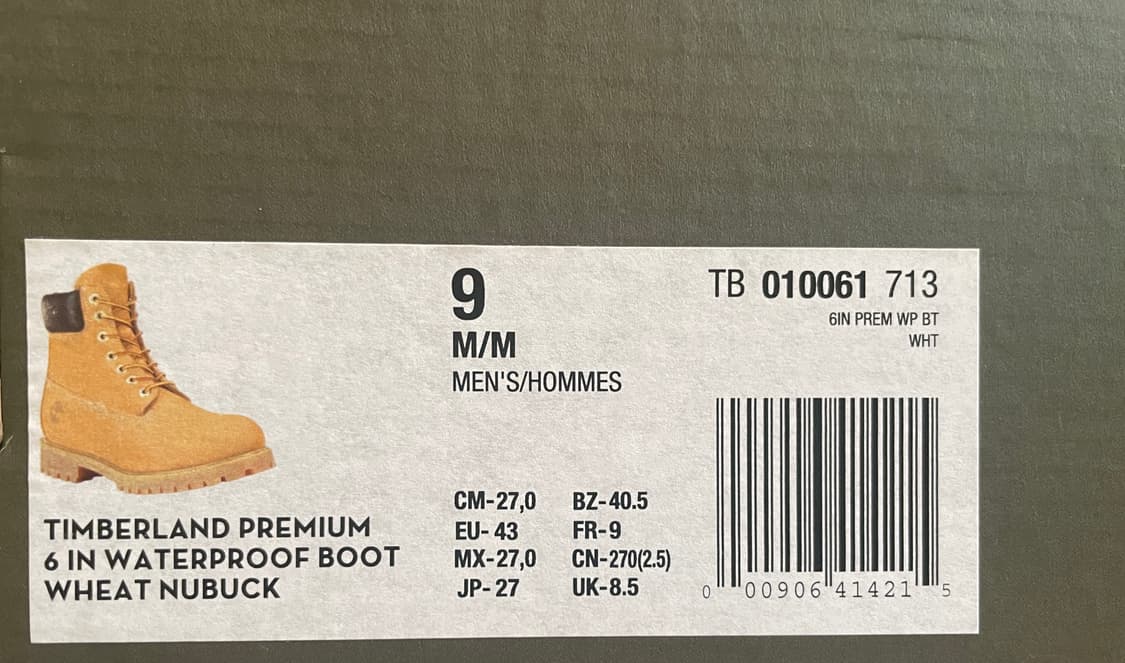 [270] 팀버랜드 프리미엄 6인치 워터프루프 부츠 위트 누벅 미디움 상품이미지2