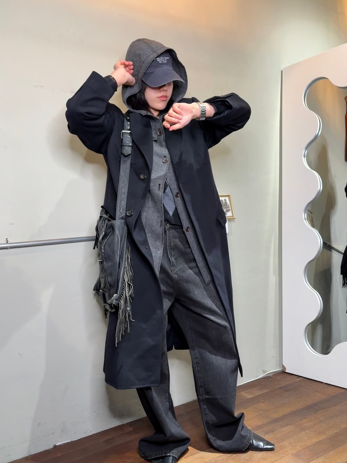 뉴에라 빈티지 네이비 캡  상품이미지5