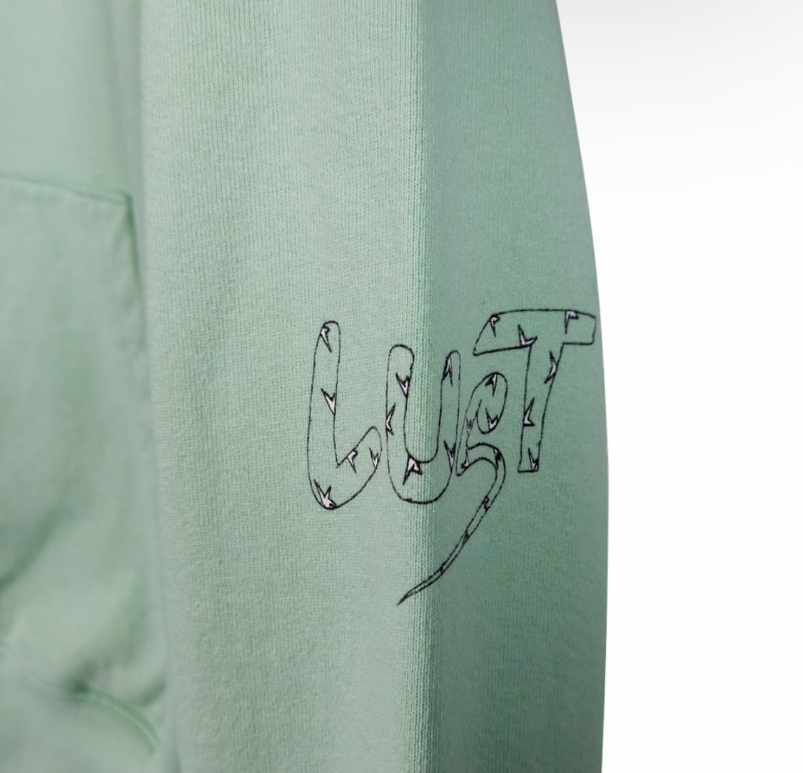[S] 크롬하츠 매티보이 러스트 후드 티셔츠 민트 그린 상품이미지7