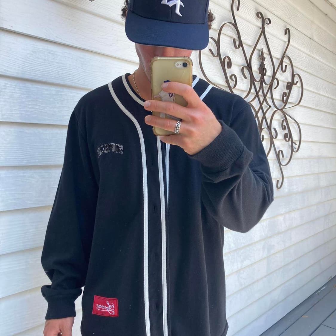 슈프림 Supreme Color Blocked Baseball Top 상품이미지4