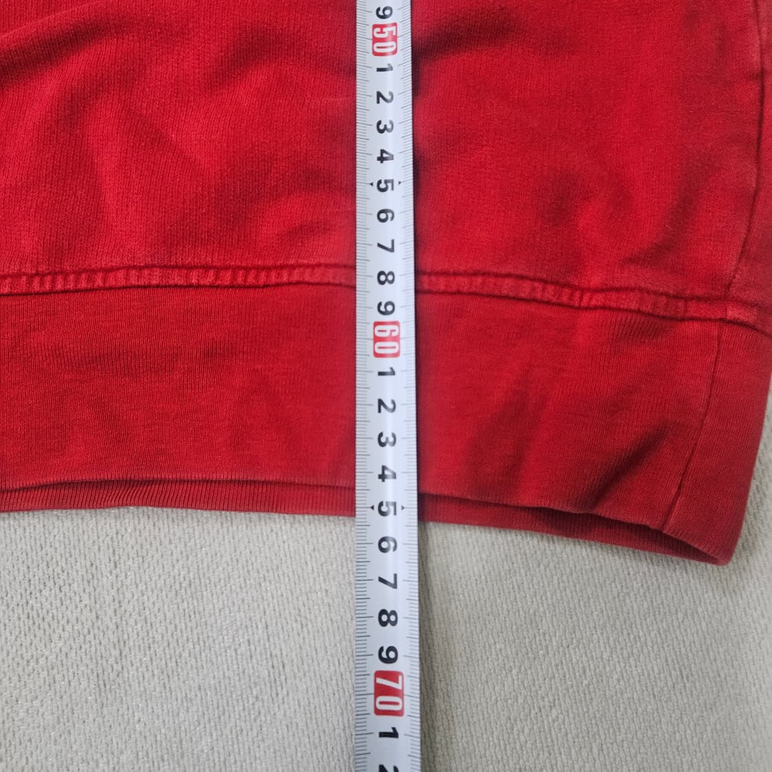 M 타미힐피거 로고 레드 맨투맨 0325Y 상품이미지6